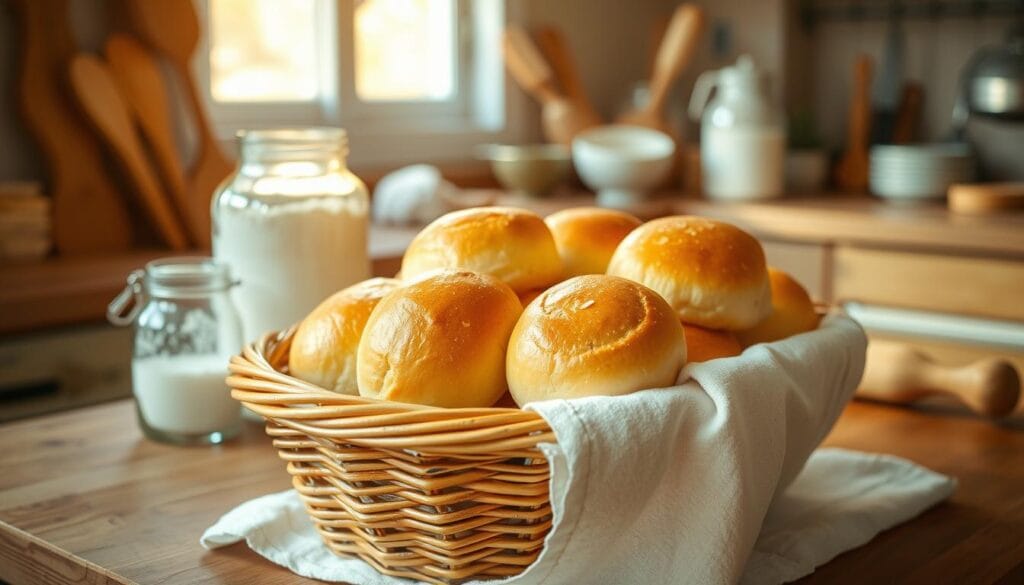 storing homemade rolls