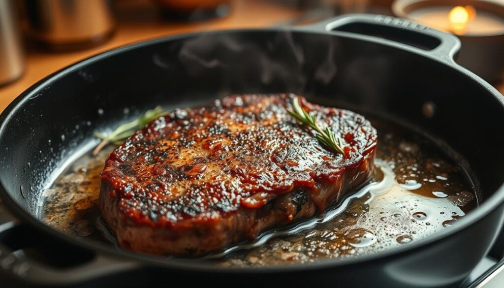 6 oz steak protein preparation