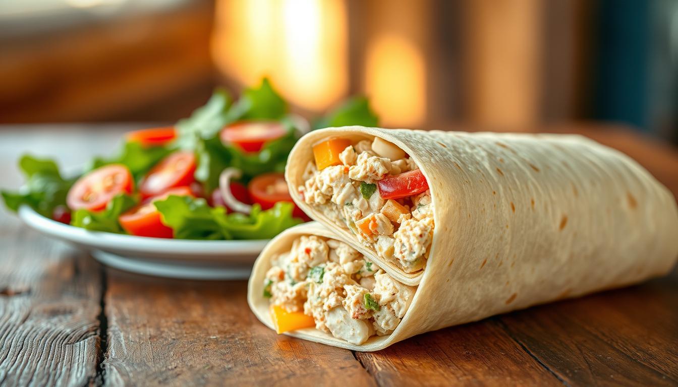 tuna melt wrap