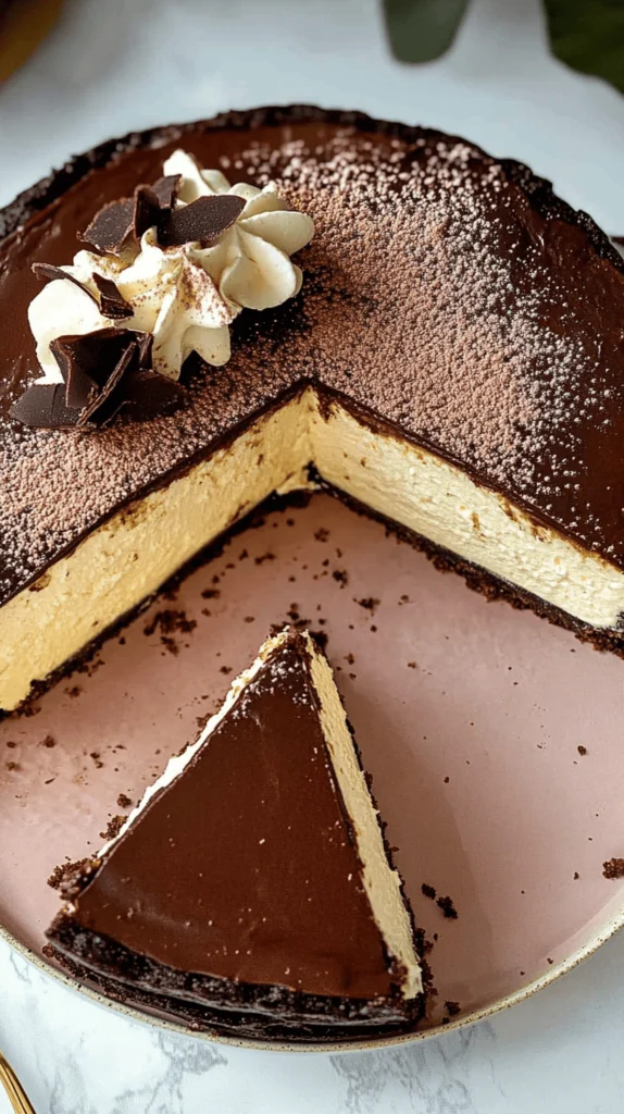 tuxedo cheesecake