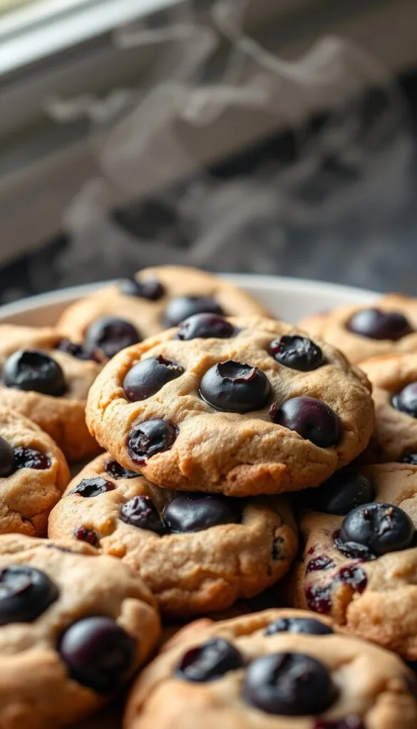 blueberry chocolate cookies