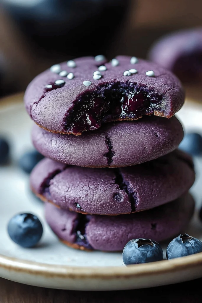 blueberry chocolate cookies
