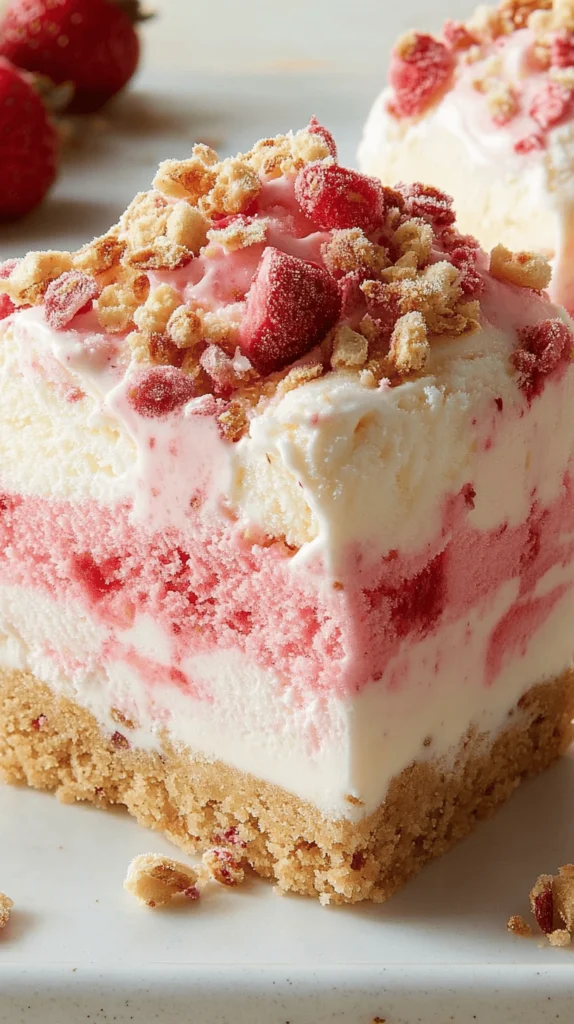 strawberry crunch ice cream