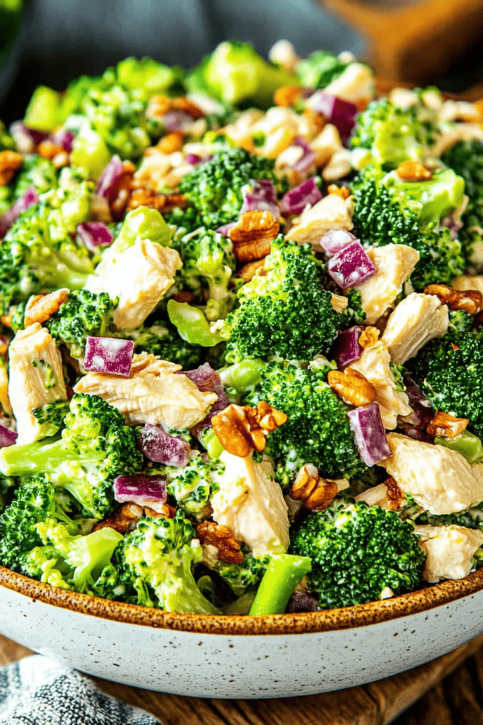 chicken salad chick broccoli salad recipe