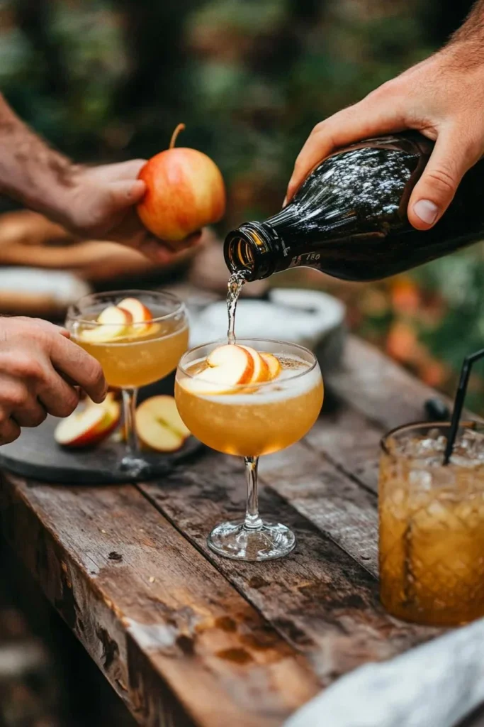 Apple Cider & Prosecco Spritz