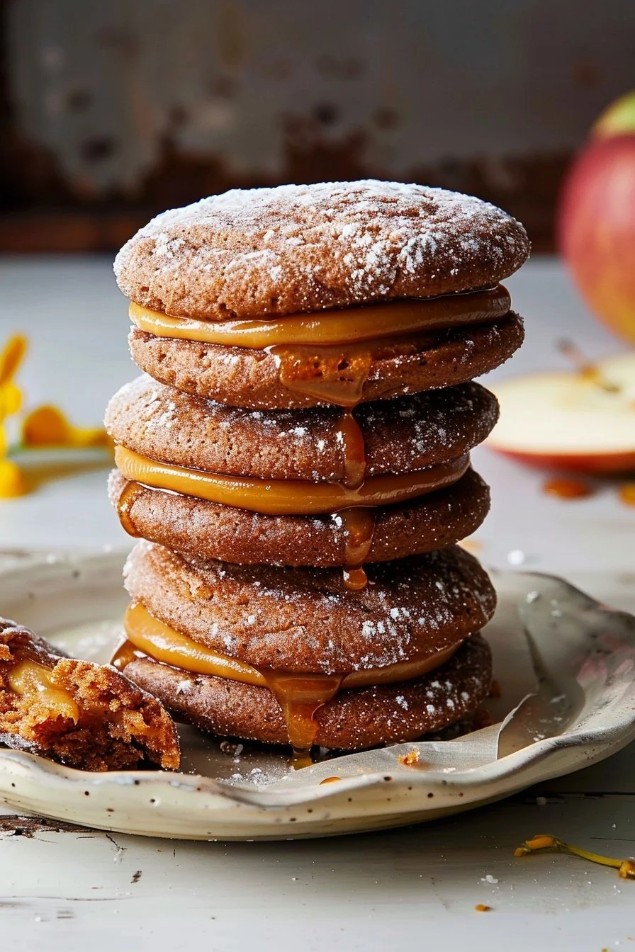 Apple Cider Whoopie Pie Cookies