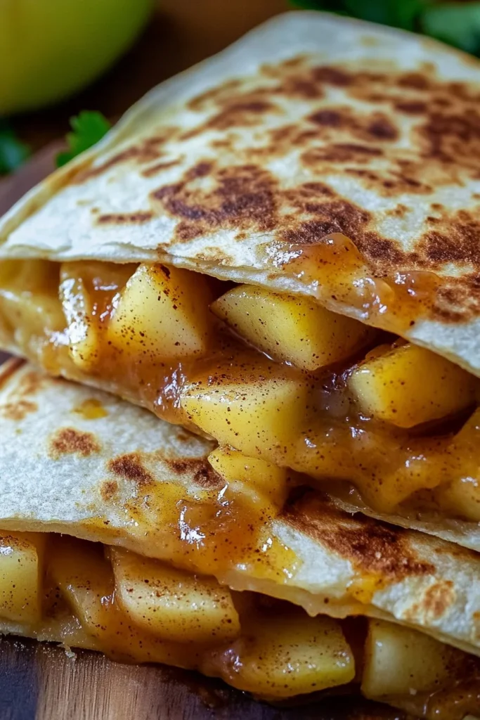 Apple Cinnamon Breakfast Quesadillas