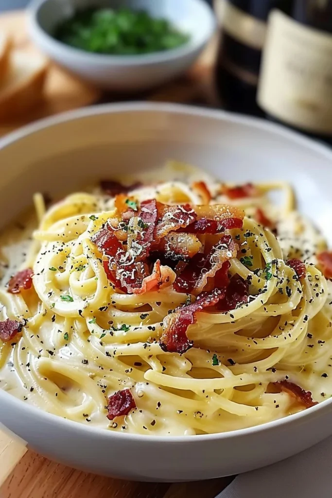 Bacon Carbonara Pasta