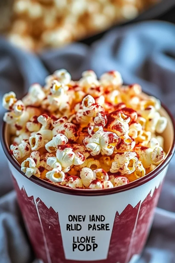Bloody Red Velvet Popcorn