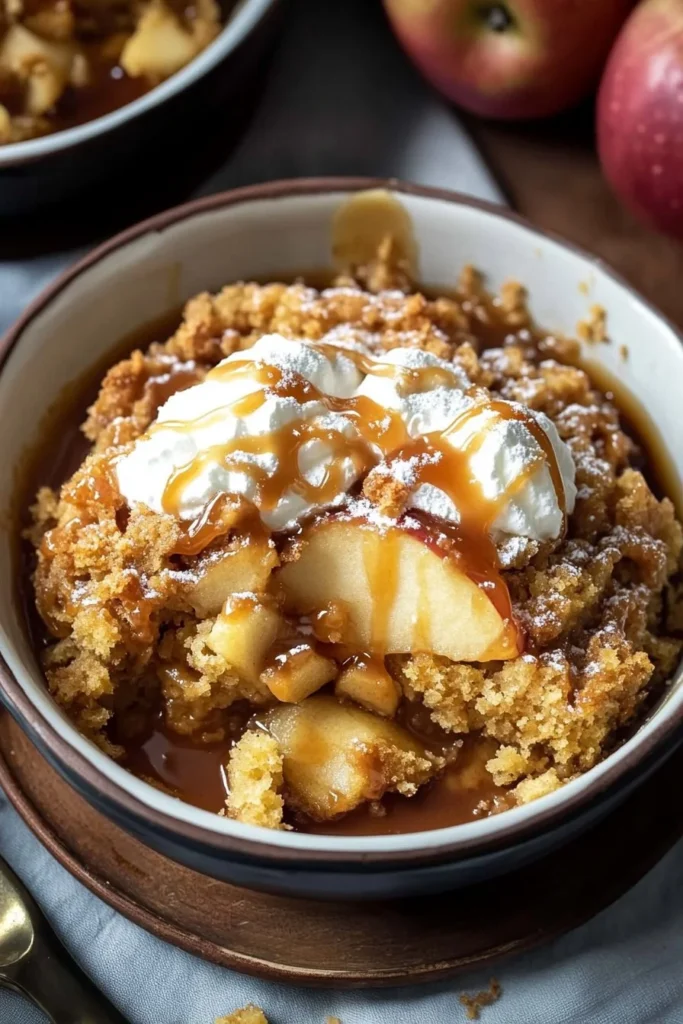 Caramel Apple Dump Cake
