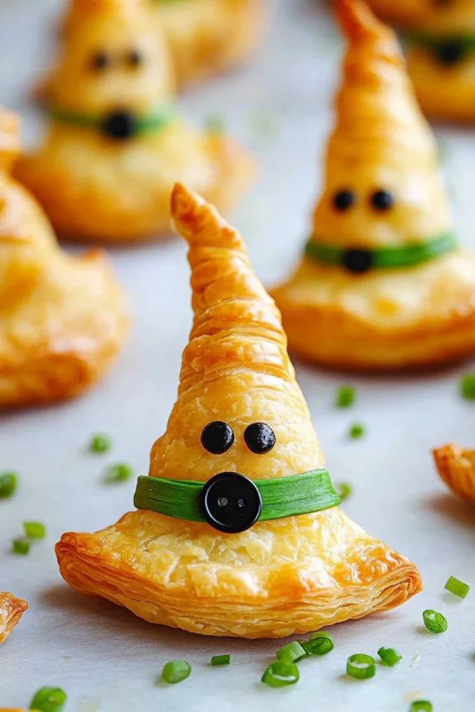 Cheesy Witch Hat Crescents