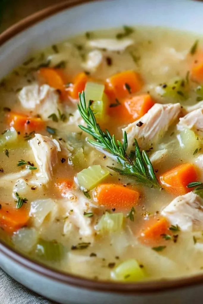 Creamy Chicken and Rice Soup