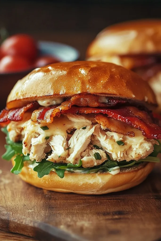 chicken bacon ranch sandwich