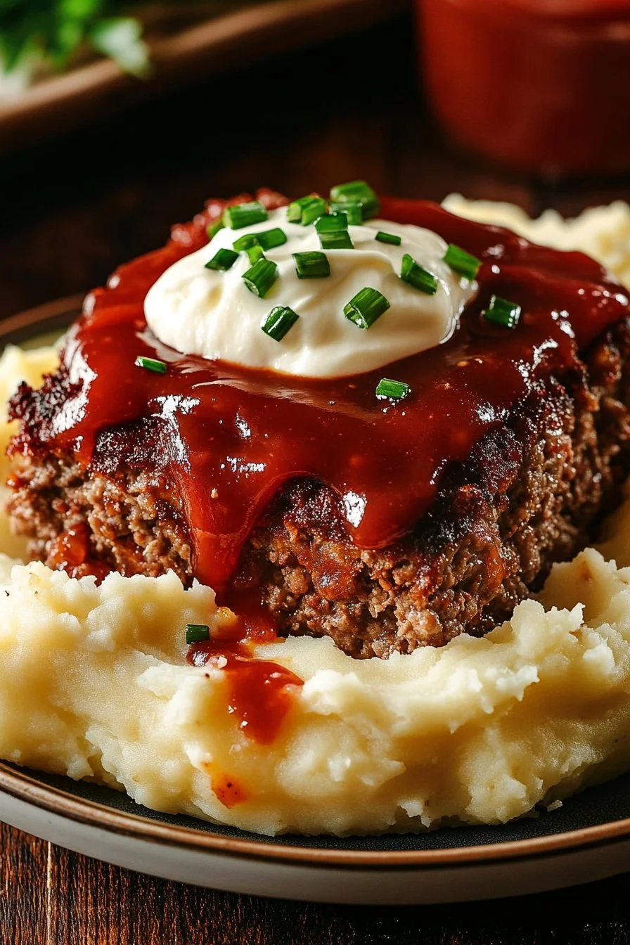 Comfort Meatloaf and Creamy Mashed Potatoes