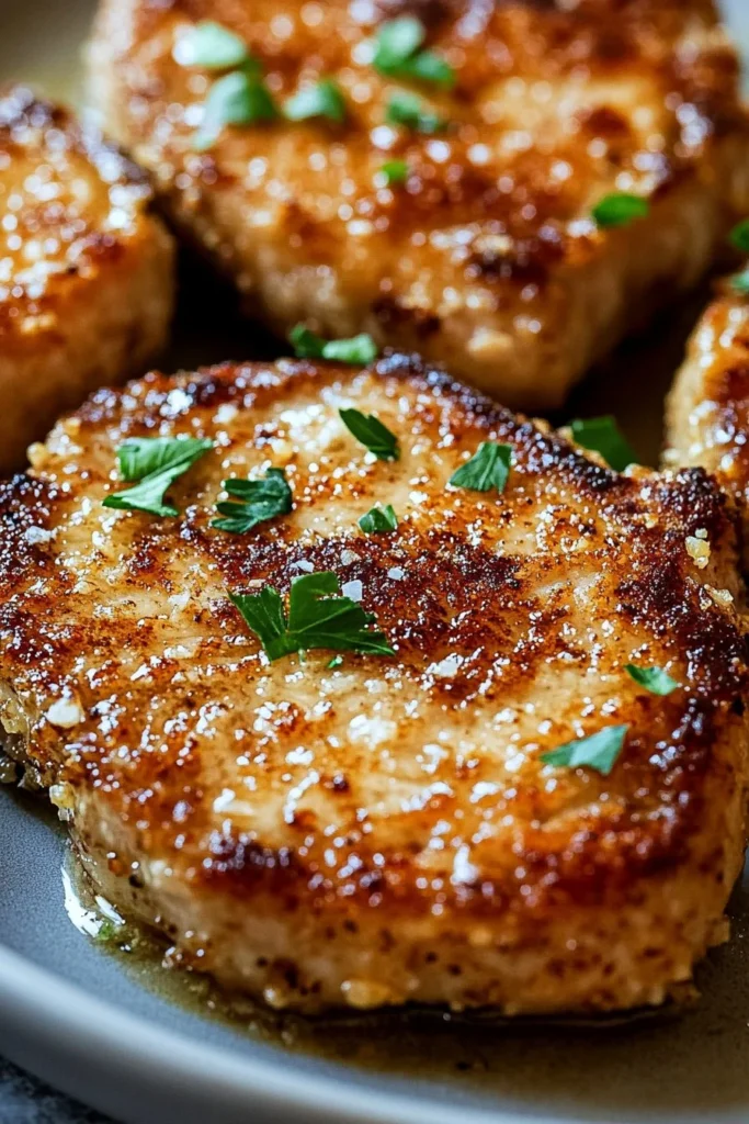 Crispy Baked Parmesan Pork Chops