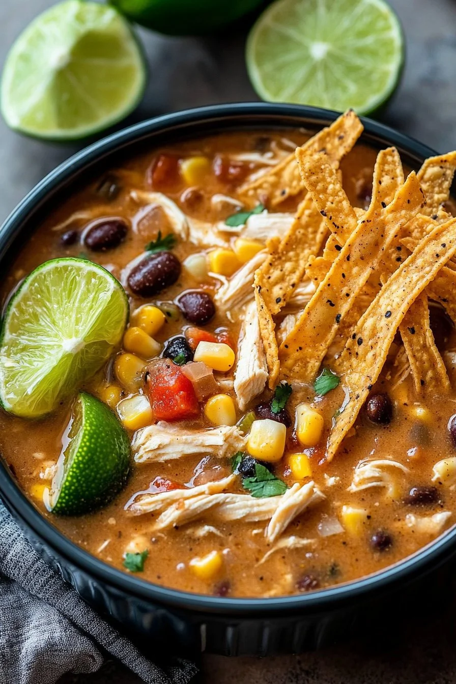 Easy Slow Cooker White Chicken Chili