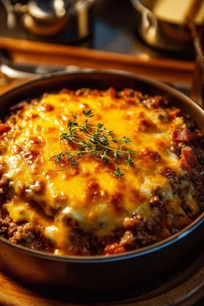 bacon cheeseburger casserole
