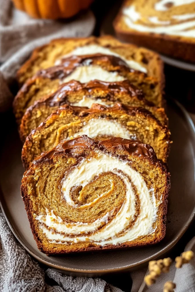 Pumpkin Cream Cheese Bread