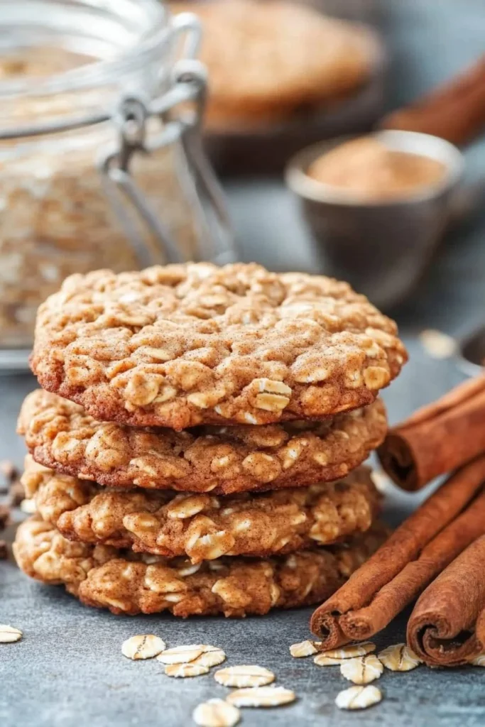 Pumpkin Spice Oatmeal Cookies