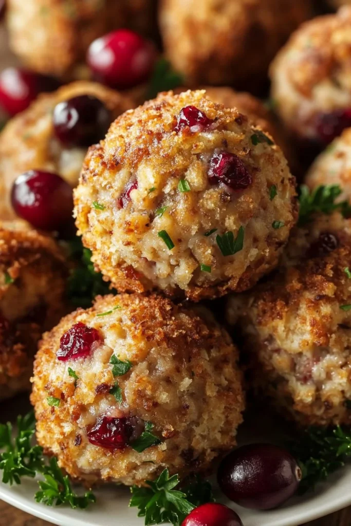 Thanksgiving Stuffing Balls