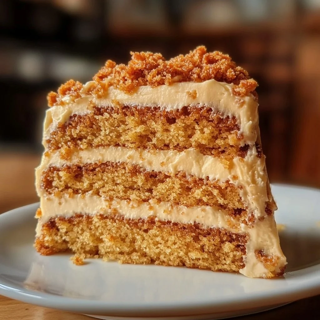Butterscotch Crunch Cake