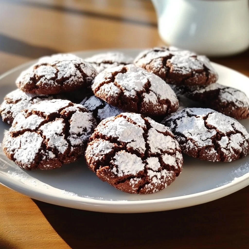 Chocolate Crinkle Cookies