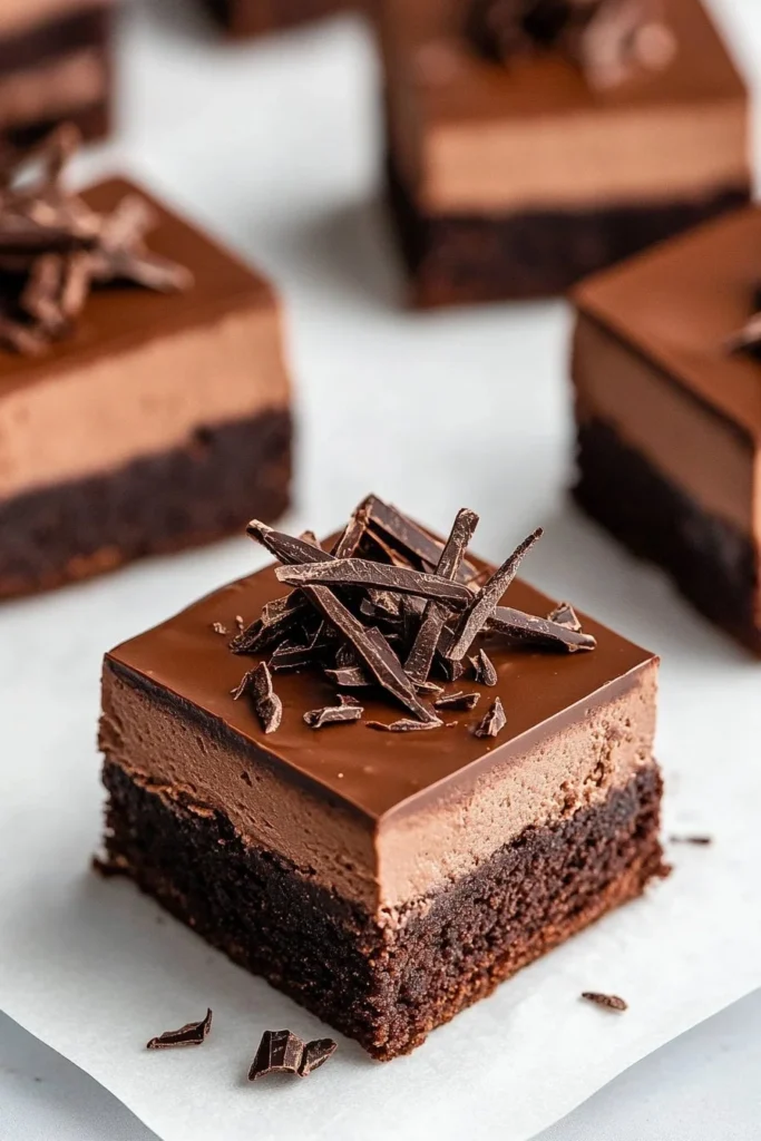 Chocolate Mousse Brownies