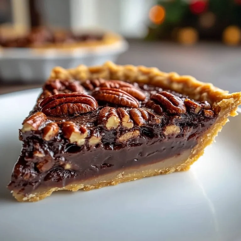 Christmas Chocolate Pecan Pie