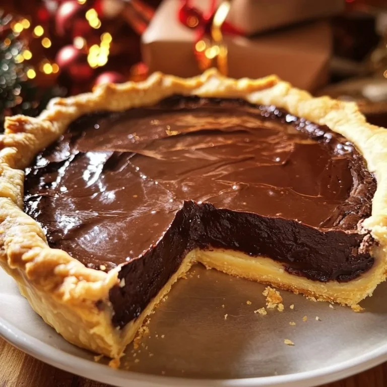Christmas Chocolate Pie