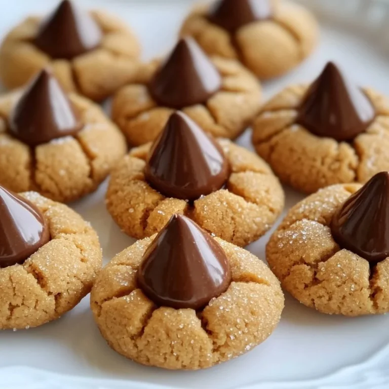 Christmas Peanut Butter Blossoms