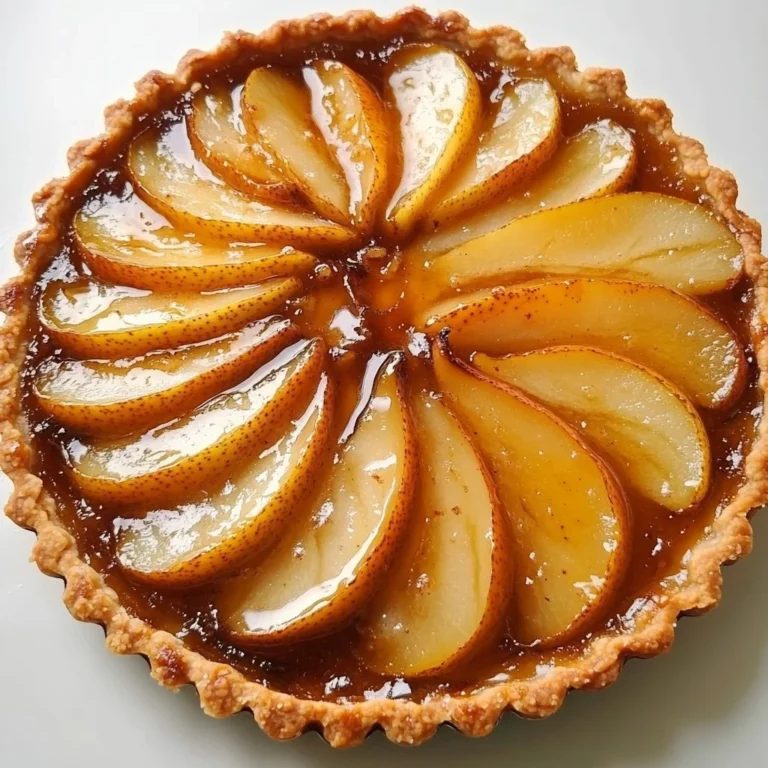 Christmas Pear Tart