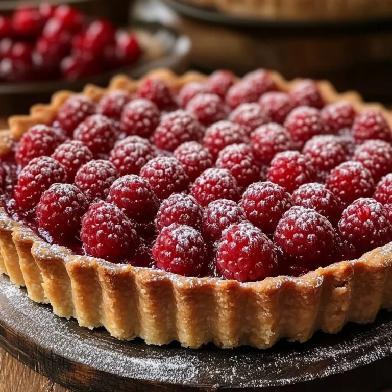 Christmas Raspberry Tart