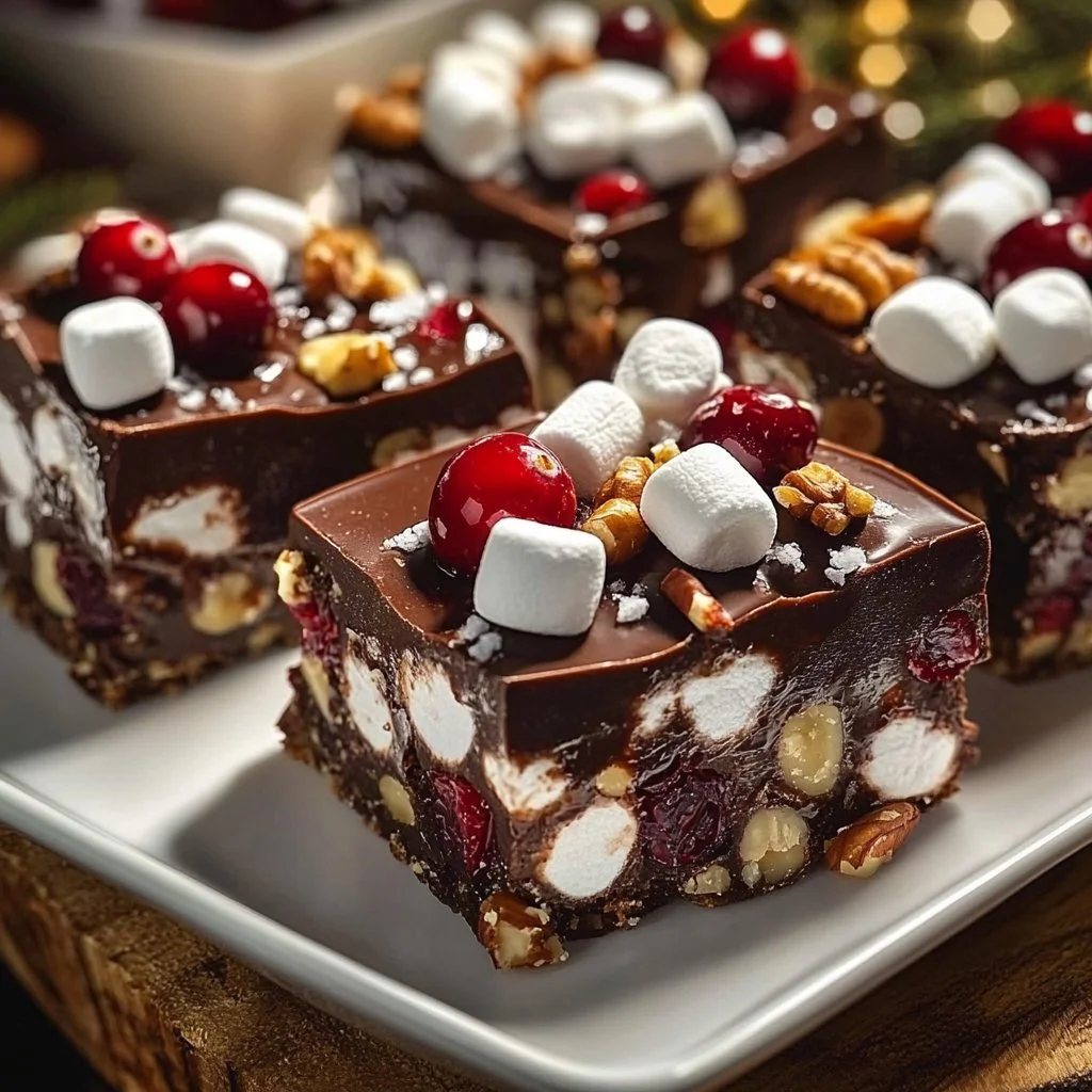 Christmas Rocky Road Dessert
