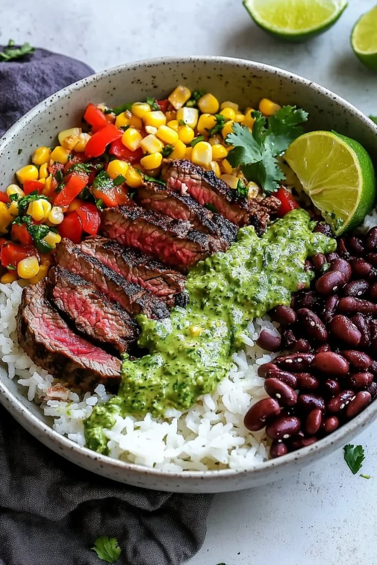 Cilantro Lime Steak Bowls