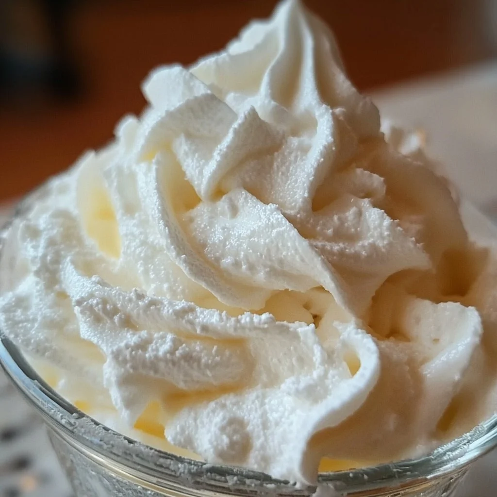 Classic Vanilla Whipped Cream