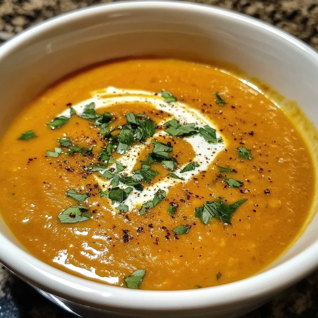 Creamy Red Lentil Soup