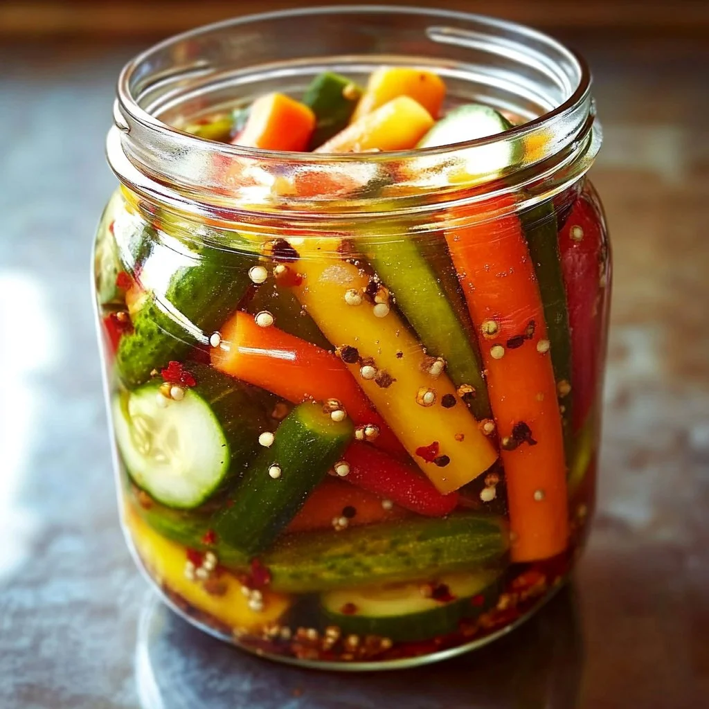 Refrigerator Pickled Vegetables