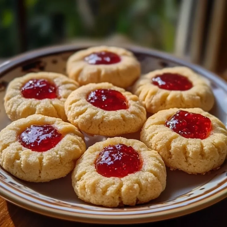 Guava Cream Cheese Thumbprint Cookies