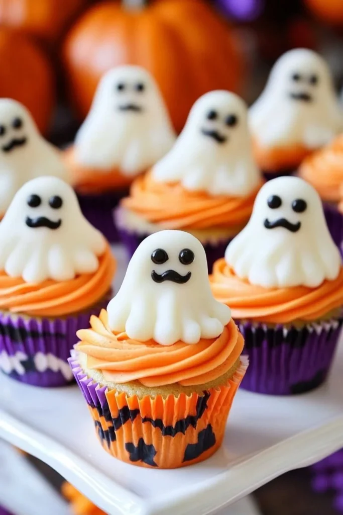Halloween Ghost Cupcakes