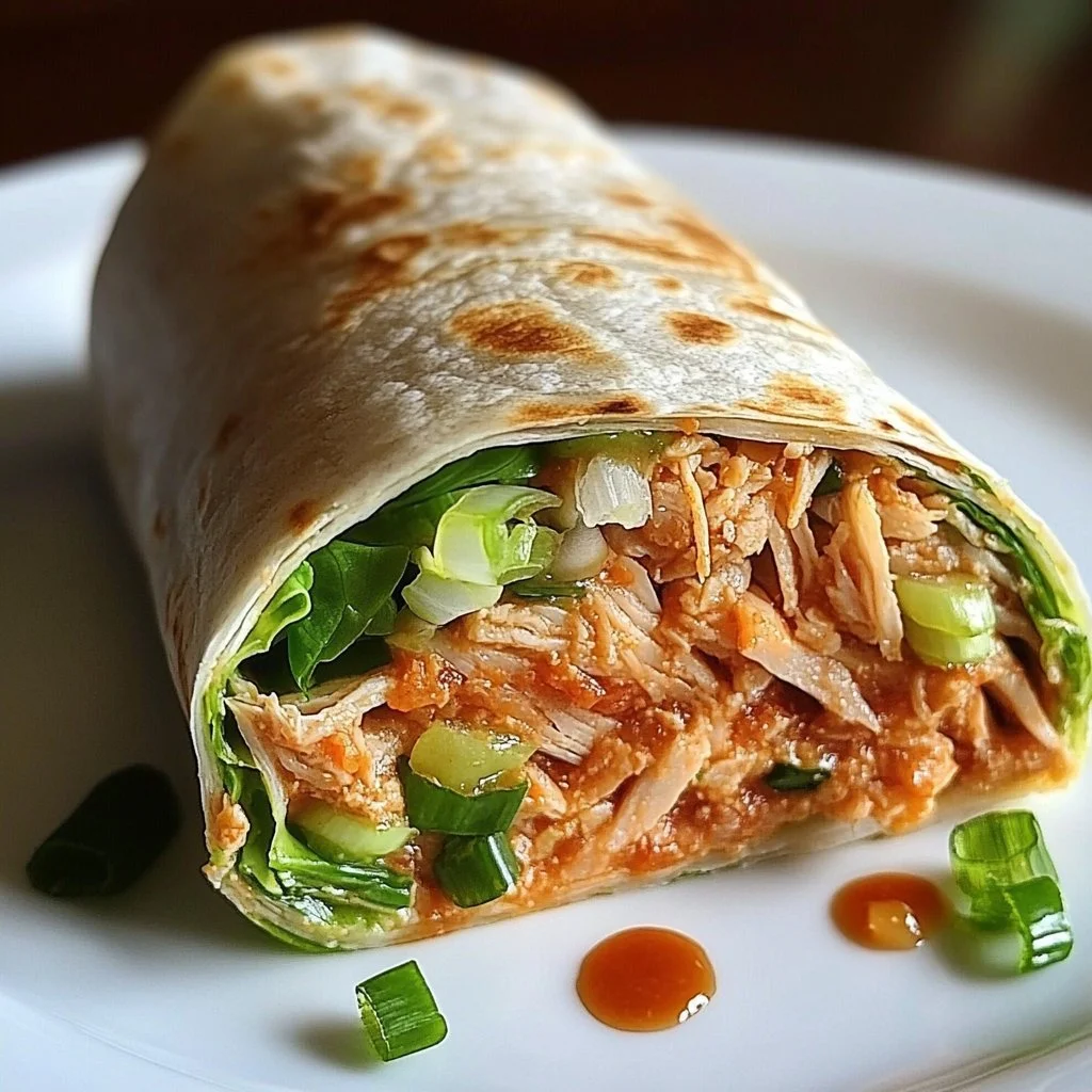 Kimchi Tuna Salad Wrap