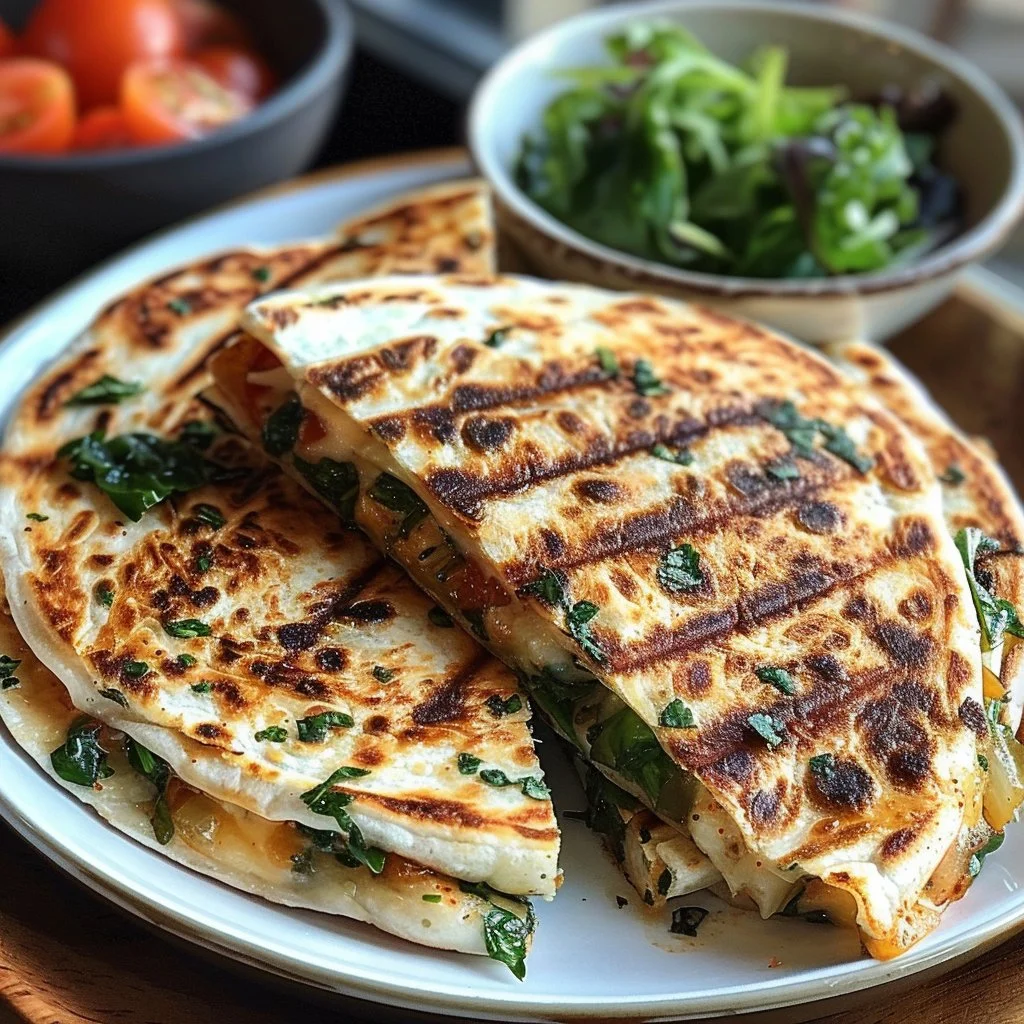 Mediterranean Quesadillas