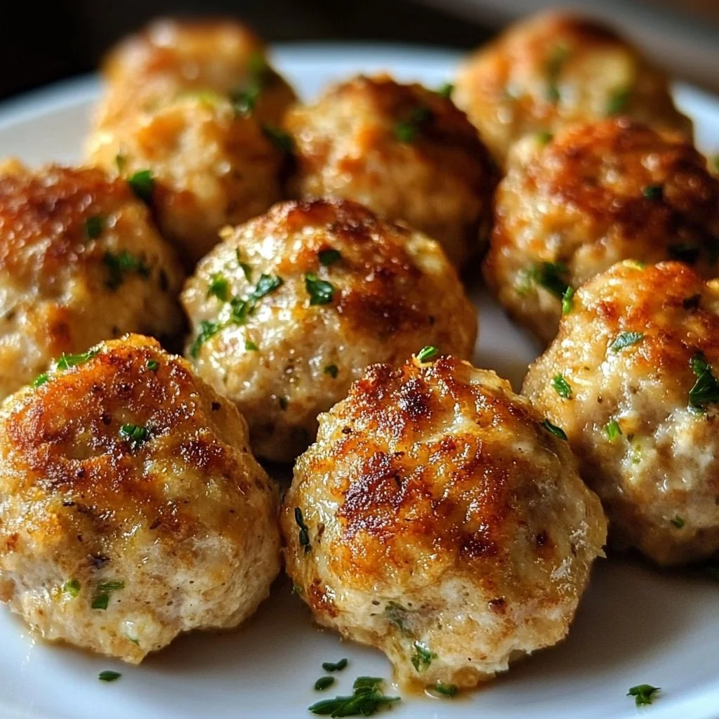 Parmesan Keto Turkey Meatballs