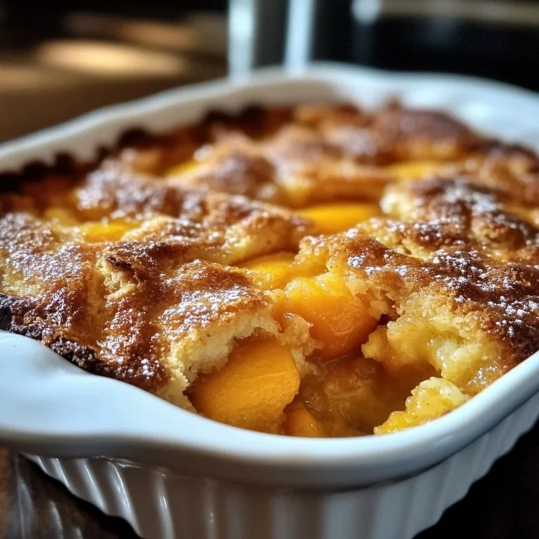 Peach Dump Cake
