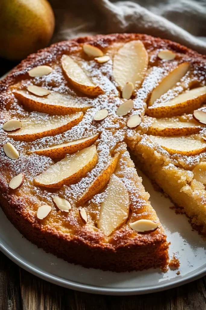 Pear and Almond Cake