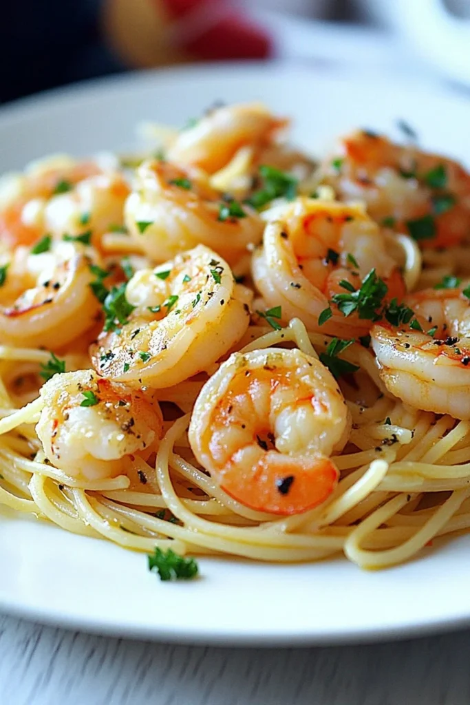 Garlic Lemon Shrimp Scampi