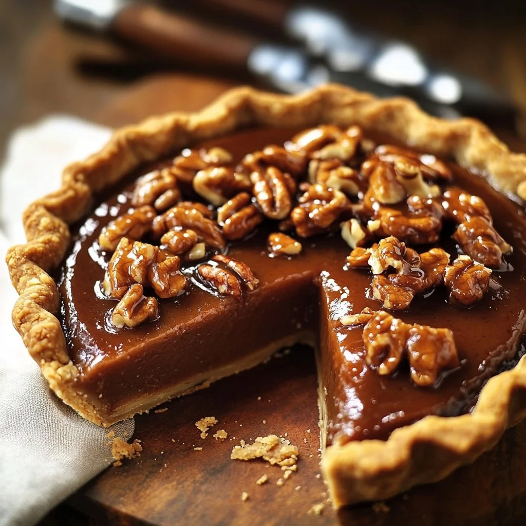 Pumpkin Caramel Tart