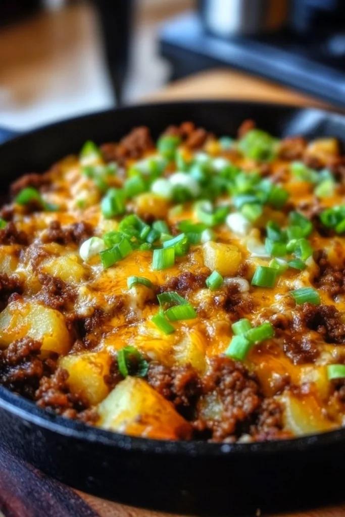 Sloppy Joe Potato Skillet
