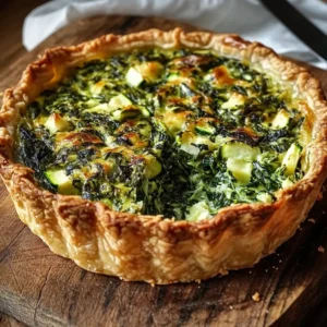 Spinach and Zucchini Pie