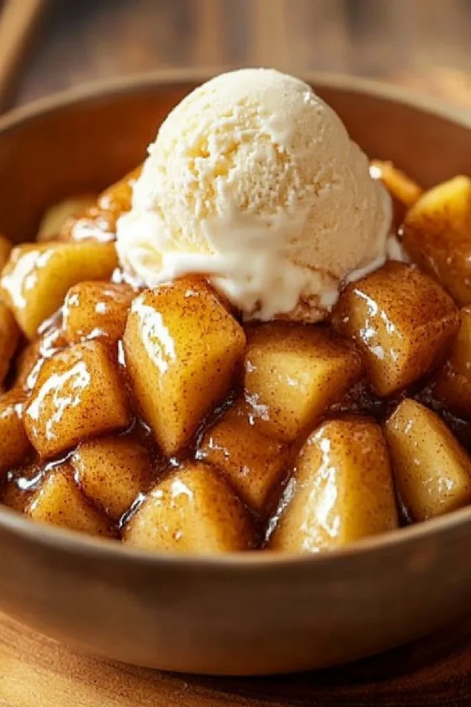 Warm Skillet Cinnamon Apples