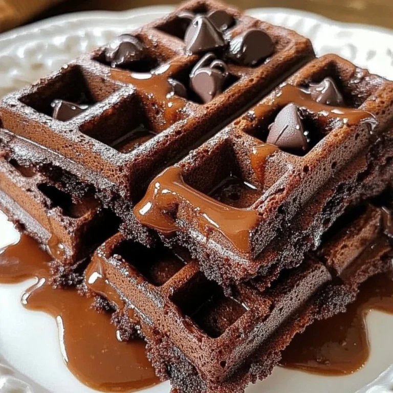 Fudgy Brownie Waffles
